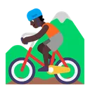 Free Montanha Ciclismo Plano Ícone