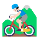 Free Montanha Ciclismo Plano Ícone