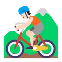 Free Montanha Ciclismo Plano Ícone