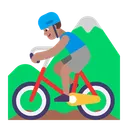 Free Montanha Ciclismo Plano Ícone