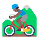 Free Montanha Ciclismo Plano Ícone