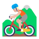 Free Montanha Ciclismo Plano Ícone