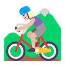 Free Montanha Ciclismo Plano Ícone