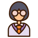 Free Cientifico Mujer Avatar Icono