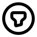 Free Circle Filter Icon