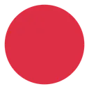 Free Circle Geometric Red Icon