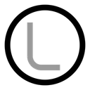 Free Circle L Letter Letter Sign Icon