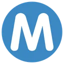 Free Circled M Round Icon