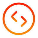 Free Circulo De Codigo Codigo Codificacion Icono