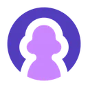 Free Circulo femenino  Icon