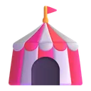 Free Tent Color Icon