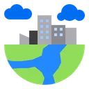 Free City Globe Plant Icon