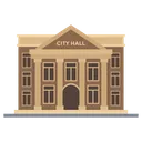 Free City Hall Town Hall Civic Building Icon