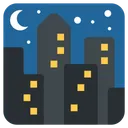 Free Cityscape Night View Icon