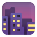 Free At Dusk Color Icon