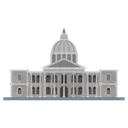 Free City Hall Town Hall Civic Building Icon