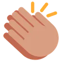 Free Clap Hand Medium Icon
