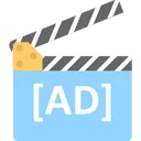 Free Clapboard  Icon