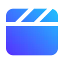 Free Clapperboard Video Cinema Icon