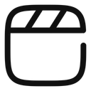 Free Clapperboard  Icon