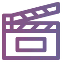 Free Clapperboard  Icon