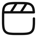 Free Clapperboard  Icon