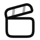 Free Clapperboard Open  Icon