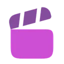 Free Clapperboard Open Icon