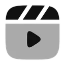 Free Clapperboard Play  Icon