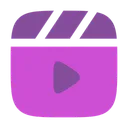 Free Clapperboard Play  Icon