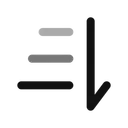 Free Classificar De Cima Para Baixo Ícone