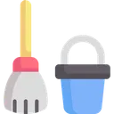 Free Cleaning Bucket Clean Icon