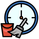 Free Cleaning Time  Icon