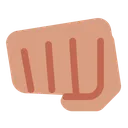 Free Clenched Fist Hand Icon
