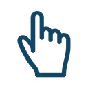 Free Click Finger Touch Icon