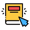 Free Click Book Elearning Icon
