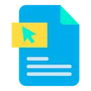 Free Click Document File Icon
