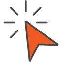 Free Click Here Click Pointer Icon