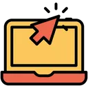 Free Laptop Computer Pointer Icon