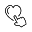 Free Click Like  Icon