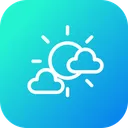 Free Nuvem Nuvens Ensolarado Icon