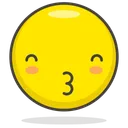 Free Clin Doeil Visage Smiley Icône