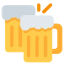 Free Clinking Beer Mugs Icon