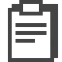 Free Clipboard Text Icon