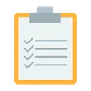 Free Clipboard Checklist Report Icon