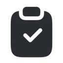 Free Clipboard Check Approved Approved Note Icon