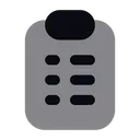 Free Clipboard Document List Icon