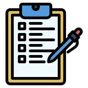 Free Clipboard List Check Icon