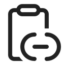 Free Clipboard Link Icon