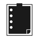 Free Clipboard Paper  Icon